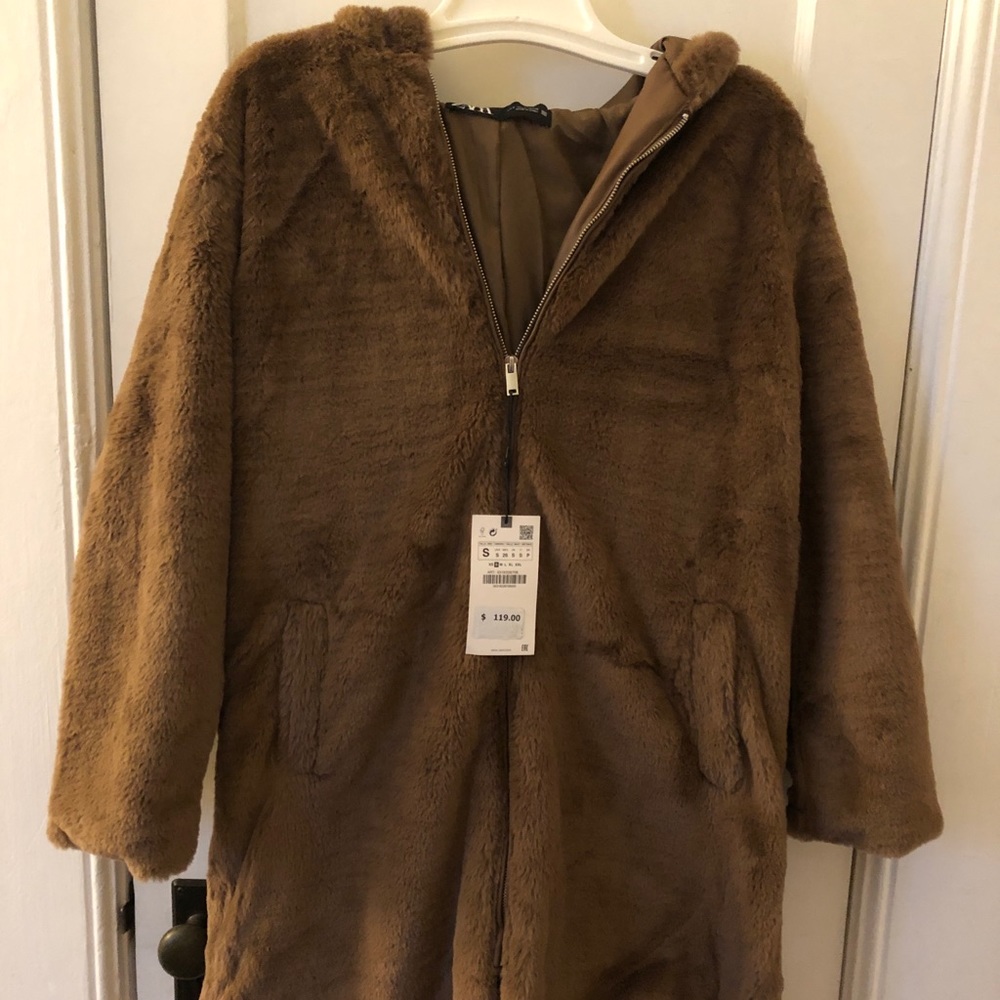 Fuzzy Zara Coat